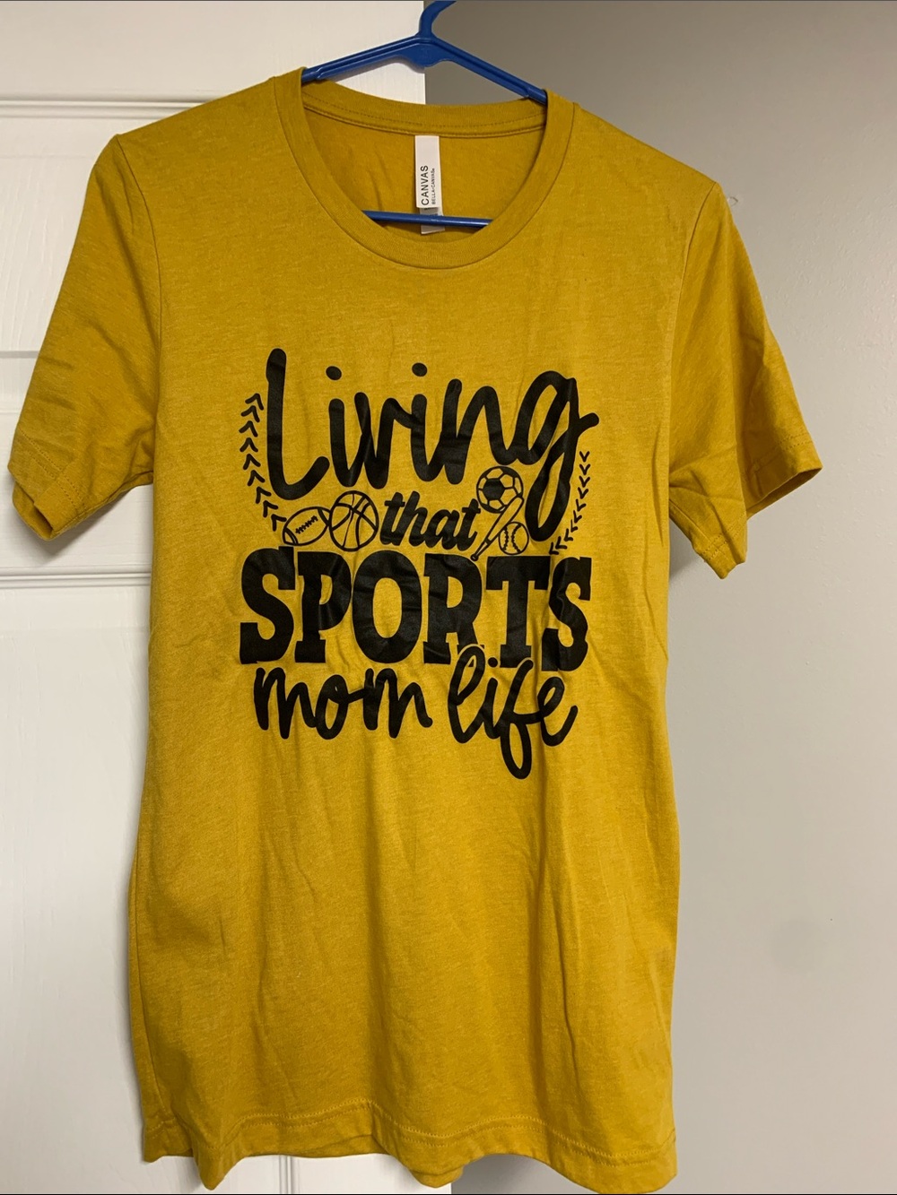 Bella Canvas ‘Living that Sports Mom Life' Graphic Tee